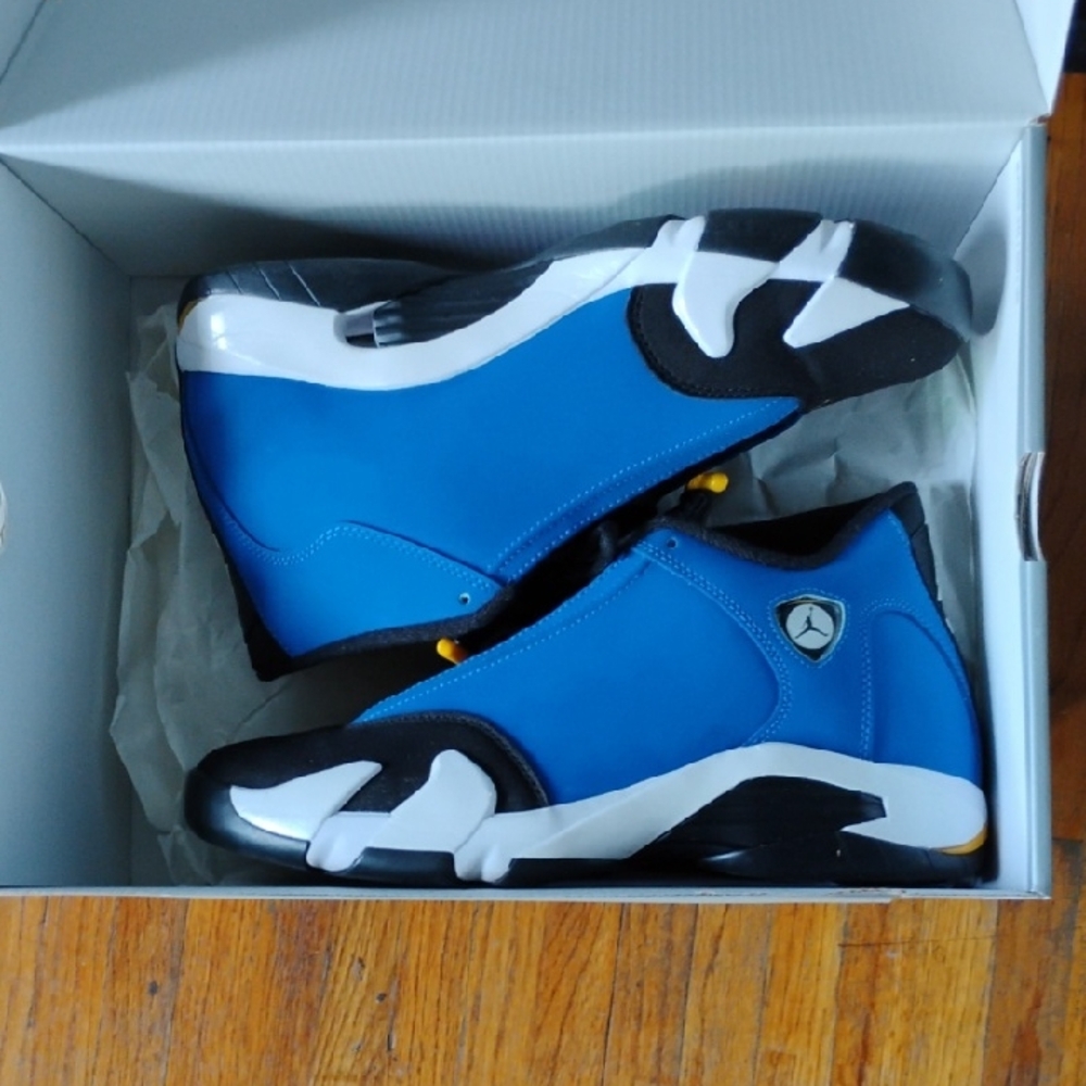 Jordan Athletic Shoes - Blue, Black, White